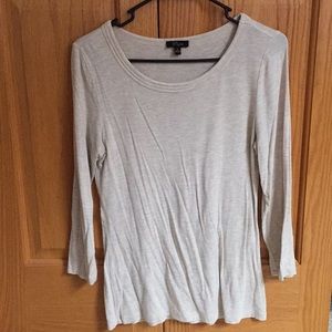 Tan 3/4 sleeve top